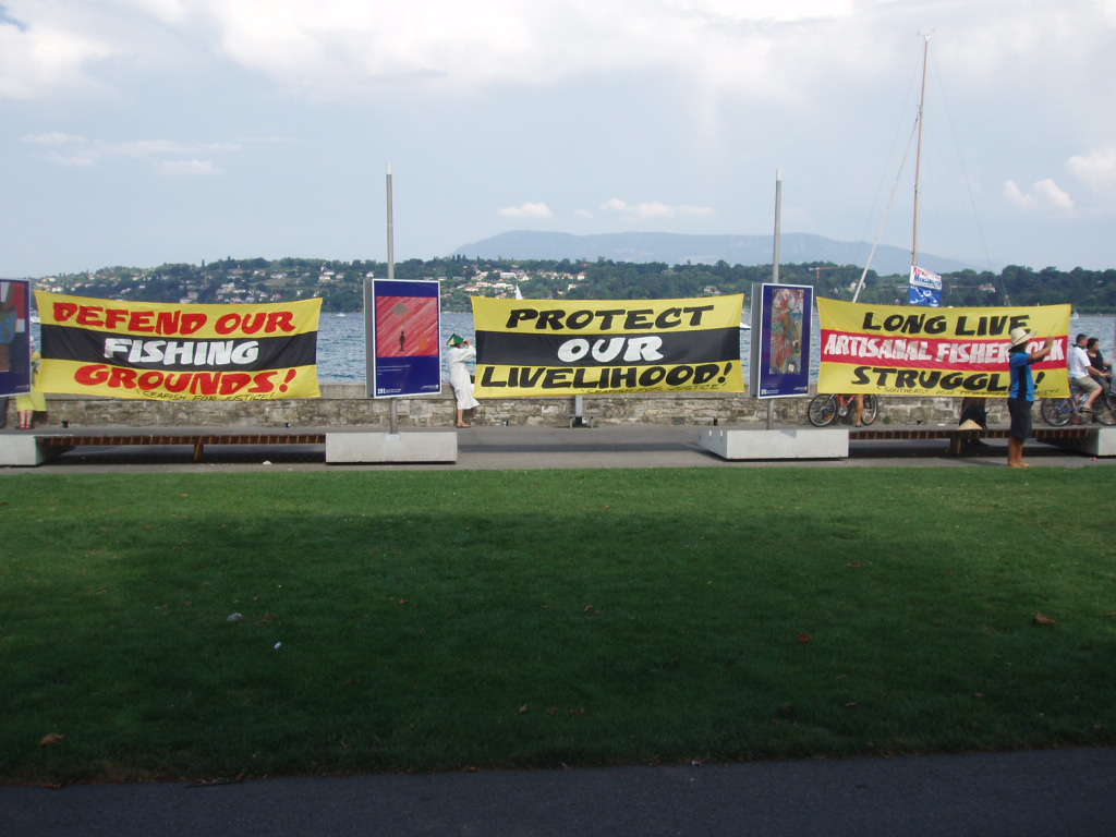 WTO protest in Geneva